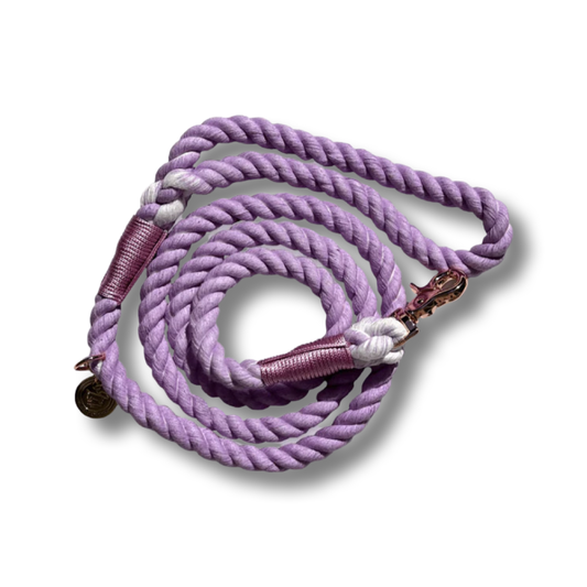 Lavender Rope Leash